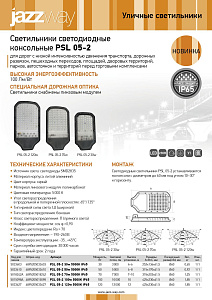 Светильники светодиодные консольные PSL 05-2